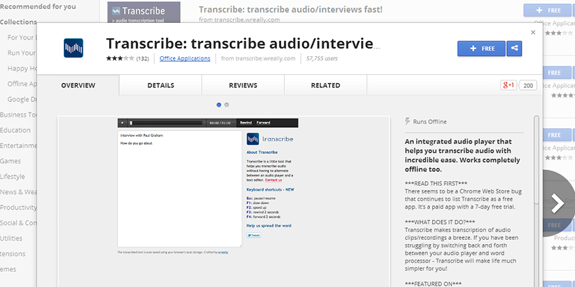 transcribe online